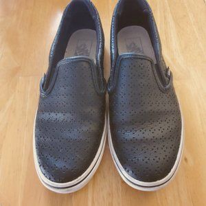 Vans Slip-ons, Black, Women's Size 8